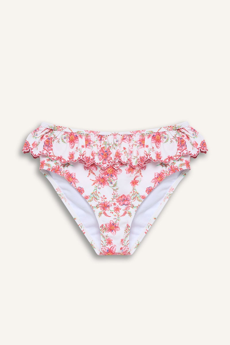 DeFacto Pink Girl 2 piece Floral Woven Bikini Casual - Image 5